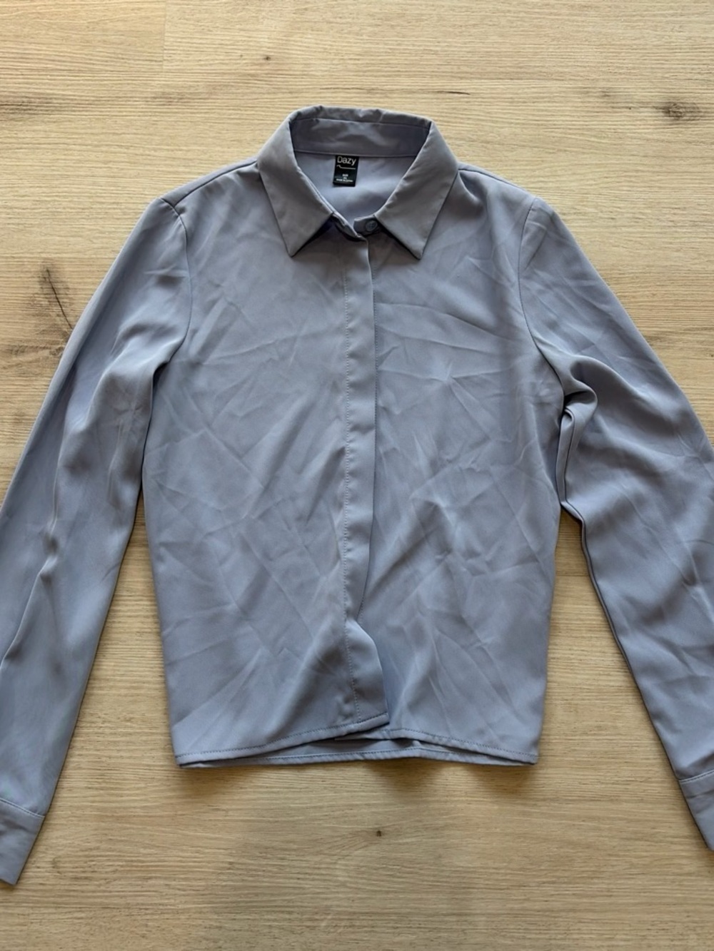 Daisy Light blue Collared Button-Down Shirt
